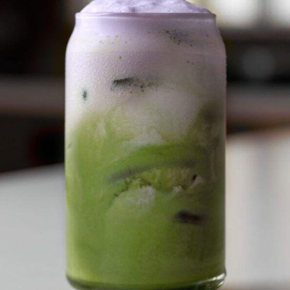 starbucks lavender matcha drink recipe