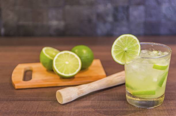 gin basil smash cocktail